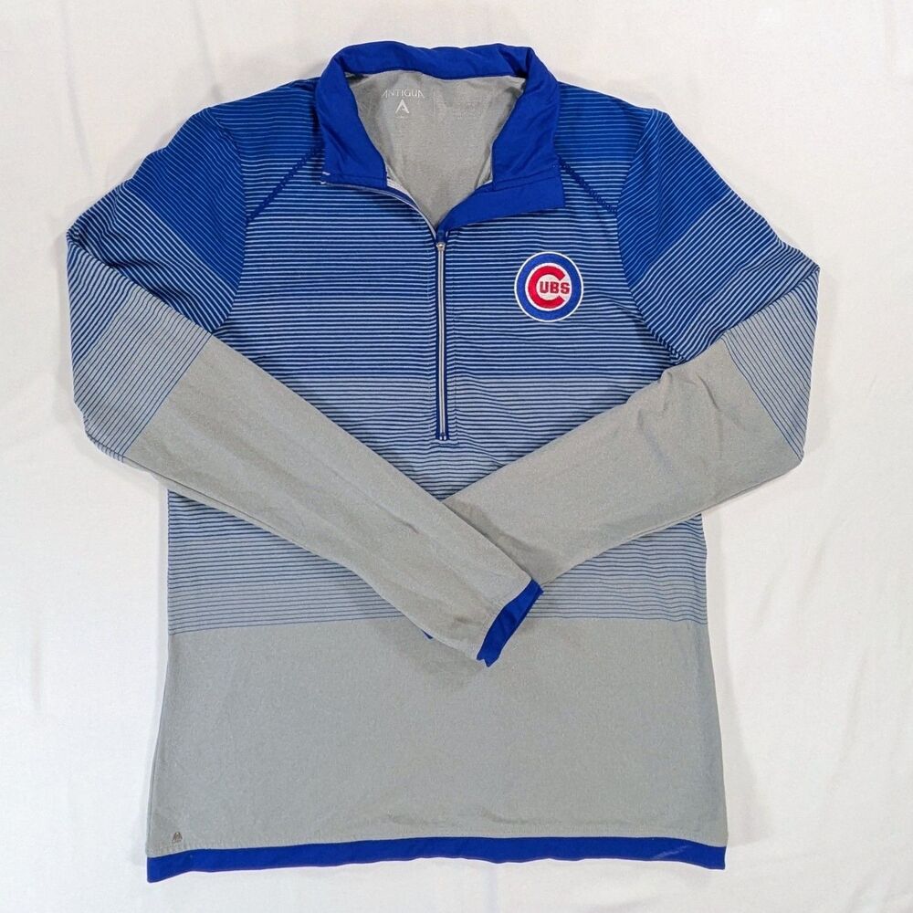 Antigua Chicago Cubs MLB Women's 1/4 zip pullover small